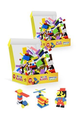 P Parti Oyunevi Funny Blocks Mini 200 Parça Eğlenceli Bloklar