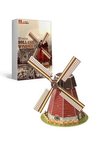 P Parti Oyunevi Holland Windmill 3D Puzzle 20 Parça Yapboz Maket