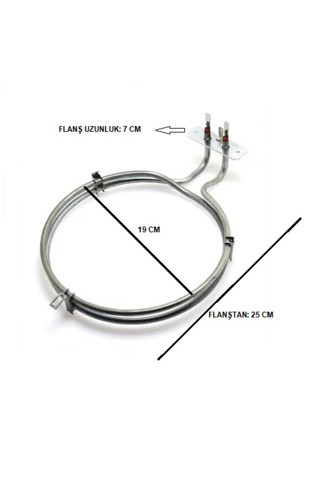 Universal Fırın Rezistans Turbo 2600W Çap:19Cm 6,5Mm Aeg-Bosch
