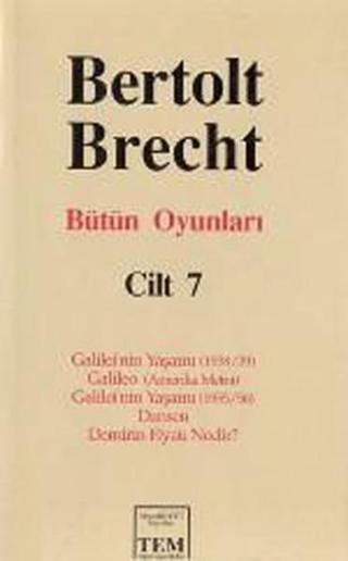 Berthold Brecht-Bütün Oyunları 7 - Bertolt Brecht - Mitos Boyut Yayınları