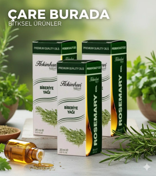 Çare Burada Biberiye Yağı 20 Ml 3 Adet
