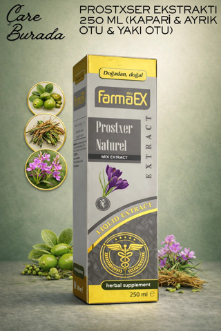 Çare Burada Prostxer Ekstrakt 250 Ml (Kapari & Ayrık Otu & Yakı Otu)