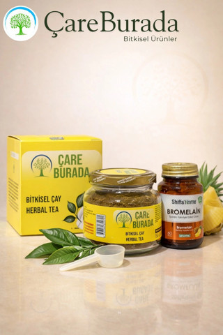 Çare Burada ÇareBurada Form Çay150 g.+ Bromelain 60 Tablets