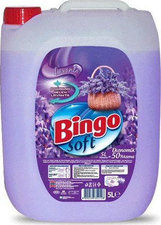 Bingo Soft Yumuşatıcı 5 Lt. Lavanta Rüzgarı