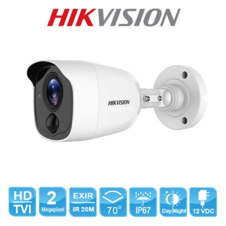 HIKVISION DS-2CE11D0T-PIRL 2Mpix 20Mt Gece Görüşü, 3,6mm Lens, Ultra Low-Light, PIR, Dış Mekan Kamera