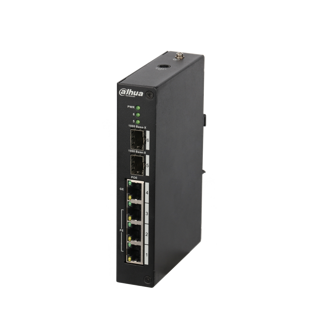 DAHUA PFS3206-4P-96, 4 Port, 3FE PoE+1GE Hi-PoE 2xSFP Endüstriyel Switch Yönetilemez,  Switch