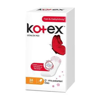 Kotex Ince Günlük Ped 34lü Parfümlü