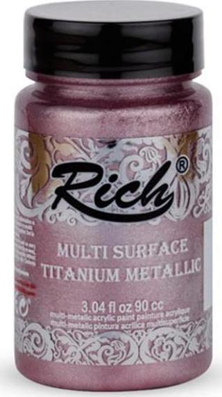 Rich Multi Titanyum Metalik Boya Toz Pembe 90cc