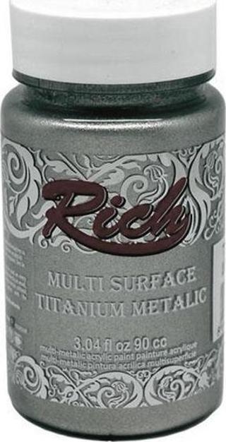 Rich Multi Titanyum Metalik Boya Antik Gümüş 90cc