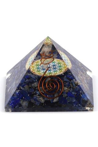 Sahi Aksesuar Lapis Lazuli Taşından Orgonit Piramit