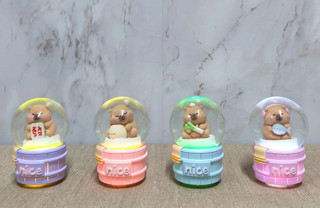 Ttt Kapibara Tasarımlı Işıklı Kar Küresi