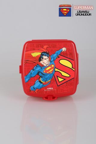 LİSANSLI SUPERMAN 2 KATLI BESLENME KUTUSU / LUNCH BOX