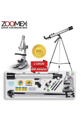 Zoomex Twmp-0406 Teleskop Ve Mikroskop Seti - Eğitici Ve Öğretici Geleceğin Bilim Insanı Olun!!