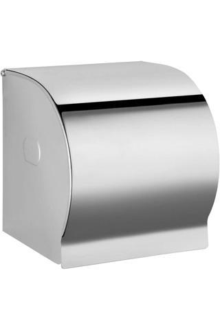 A44381 Kapaklı Tuvalet Kağıtlığı, Paslanmaz Çelik