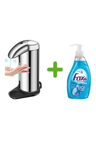 Sia Sensörlü Fotoselli Sıvı Sabunluk 14X10X22Cm Ve 1 Adet 400 Ml Sıvı Sabun
