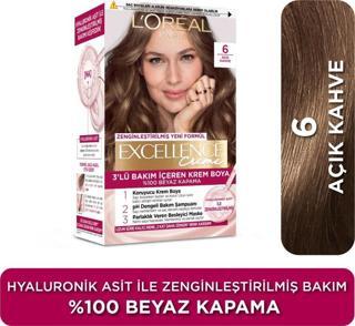L’Oréal Paris Excellence Creme 6 Açık Kahve Saç Boyası