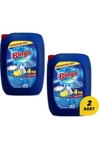 Bingo Elde Sıvı Bulaşık Deterjanı 8 Kg (4 Kg*2 Adet)