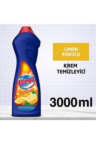 Bingo Krem Mutfak Limon 750Ml Ekonomi Paketi 4'Lü
