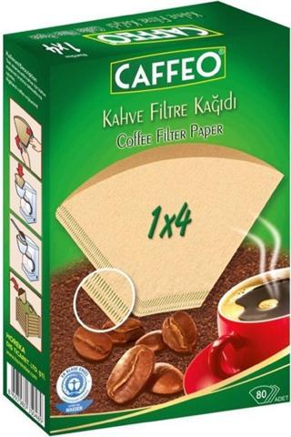 Caffeo Filtre Kahve Kağıdı 1X4 80'Li 2 Paket 160 Adet
