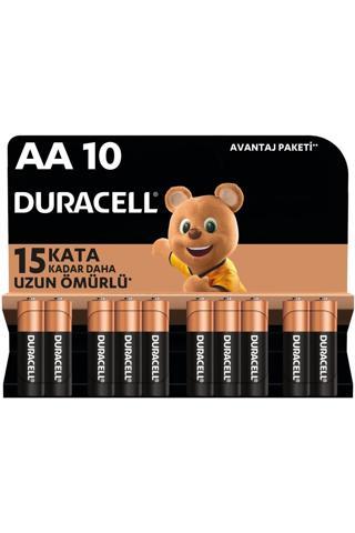 Duracell Alkalin Aa Kalem Piller 10’Lu Paket
