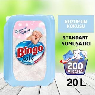 Bingo Soft Kuzumun Kokusu Çamaşır Yumuşatıcısı 5 Lt X 4 Adet