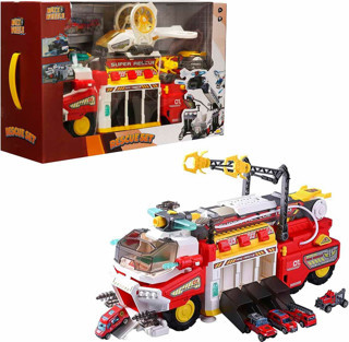 Maxx Wheels Sesli ve Işıklı Kurtarma Garaj Seti 50200 Fire Rescue