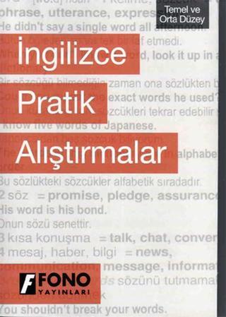 İngilizce Alıştırmalar - Mehmet Aslan - Fono Yayınları