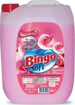 Bingo Soft Yumuşatıcı 5 Lt. Gülpembe