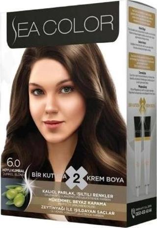 Sea Color Kit Saç Boyası 6.0 Koyu Kumral