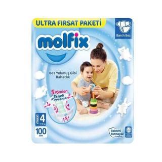 Molfix Ultra Fırsat Paketi Maxi 100'lü Bebek Bezi (4)