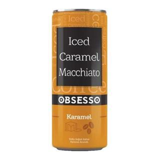 Obsesso Soğuk Kahve Caramel Macchıato Teneke 250 ML (12'li)
