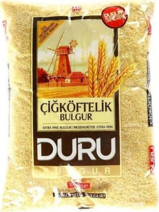 Duru Çiğ Köftelik Bulgur 1000 Gr. (Bakliyat)