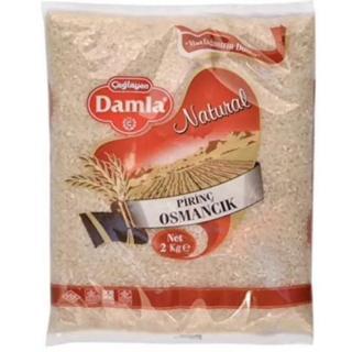 Damla Osmancık Pirinç 2000 Gr. (Bakliyat) (24'lü)