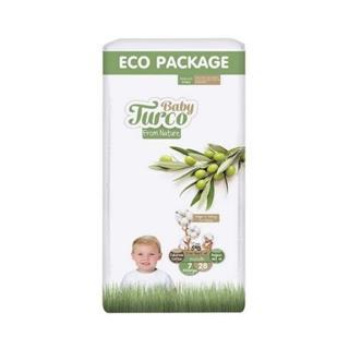 Baby Turco Doğadan Bebek Bezi Eco Pk. XX-Large 28'li Bebek Bezi (7) (6'lı)