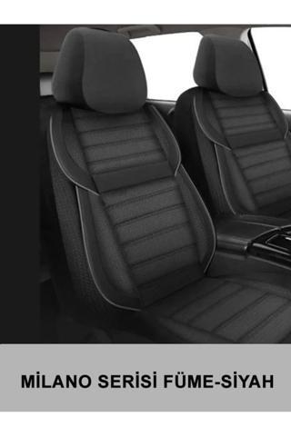 Ford Explorer Uyumlu milano Desen Oto Koltuk araba Kılıfı füme-siyah Model