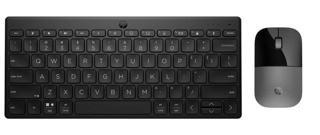 HP Z3700 Dual Wireless Mouse ve 350 Multi-Device Compact Wireless Keyboard