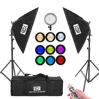 Gdx Pro TLB-500 RGB İkili Set - Fotoğraf & Video Çekim Işığı (Dimmerli)