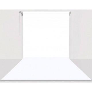 Gdx Sabit (Tavan & Duvar) Kağıt Sonsuz Stüdyo Fon Perde (White/Beyaz) 2.70x11 Metre