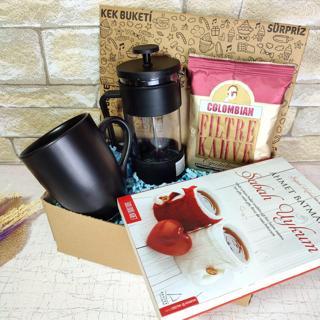Sabah Uykum Kitabı, Colombian Filtre Kahve, Mug Kupa, French Press
