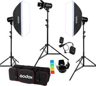 Godox E250 WS 3'lü Softbox Paraflaş Seti