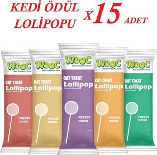 Wooc Lollipop  Kedi Ödül Maması 1,4 Gr*15 ADET