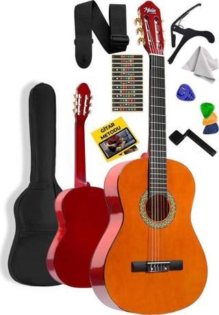 Midex CG-34YL Kaliteli 34 İnç 1/2 Junior Çocuk Gitarı 4-8 Yaş Arası (Çanta Askı Pena Metod)