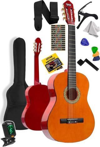 Midex CG-34YL-PAK Kaliteli 34 İnç 1/2 Junior Çocuk Gitarı 4-8 Yaş Arası (Çanta Tuner Askı Pena Metod)