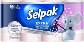 Selpak Extra Tuvalet Kağıdı 3 Katlı 16 Lı