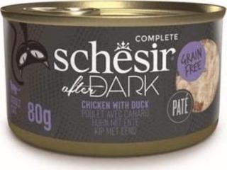 Schesir After Dark Tavuklu ve Ördekli Yetişkin Kedi Konservesi 80 Gr