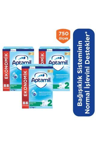 Aptamil 2 Devam Sütü Yeni Formül 1200 Gr X 3 Adet