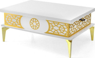 Zerenland 111 Lüks Akıllı Sehpa Beyaz