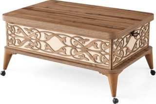 Zerenland 411 Tekerlekli Akıllı Sehpa, Sihirli Sehpa, Açılır Orta Sehpa, Laptop Calışma Masası, Büyüyen Sehpa Çırağan