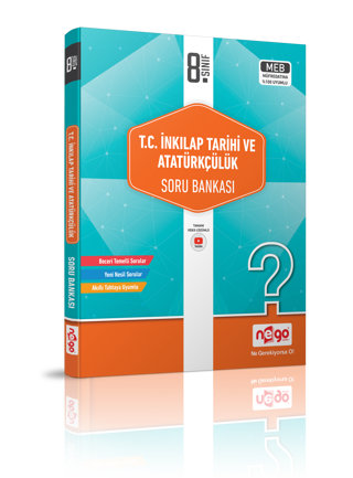 Nego Yayınları 8.sınıf Inkılap Tarihi ve Atatürkçülük Soru Bankası - Nego Yayınları