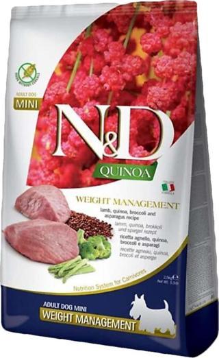 N&D Quinoa Köpek Digestion Yetişkin Mini 2.5 Kg
